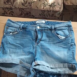 Torrid Medium Blue Denim Shorts